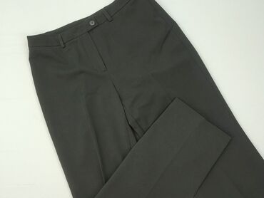 massimo dutti spodnie z wysokim stanem: Material trousers for women, size XL