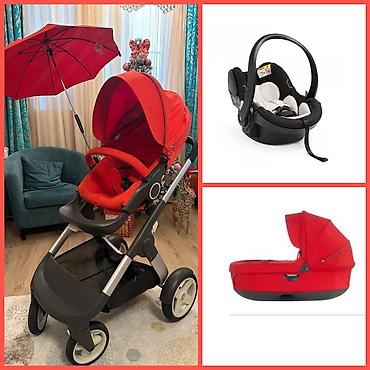 Коляски: KidsAynur……Stokke brendine mexsus Crusi modeli. Korpe böyüdükcə — 1
