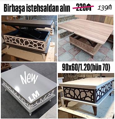 Transformer jurnal masalar. Ölçü: 90*60 bağlı vəziyyətdə H38 90*120
