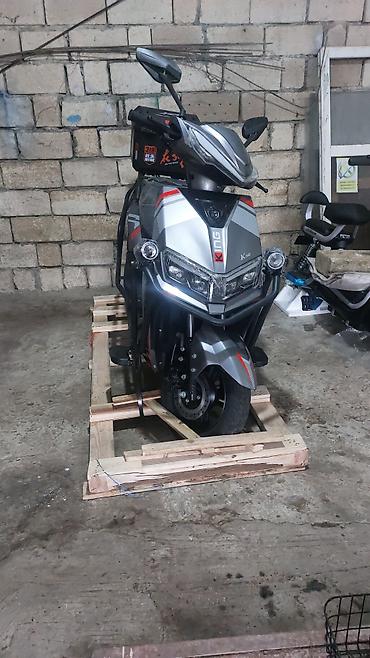 Mopedlər,skuterlər: Elektrik skuter – KING K60 - Gümüş/rəngli korpus, idman üslublu — 1