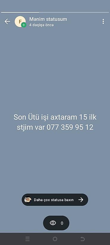 günlük ütü işi: Peşəkar ütüləmə xidməti - Geyimlərin, paltar və parçaların səliqəli — 1