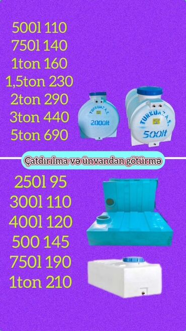 баки для воды: Bak, Plastik, 2000 l l