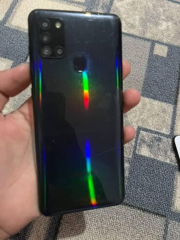 Samsung: Samsung Galaxy A21S, Б/у, 64 ГБ, цвет - Синий, 2 SIM