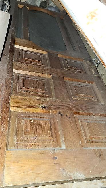 Giriş qapıları: Taxta giriş qapısı - Material: tam ağac (kütləvi), klassik panelli — 6