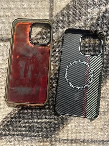 iphone 13pri: Чехлы для iPhone 15 про Макс Комплект из двух чехлов: - Жёсткий — 4