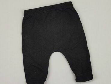 czarne spodnie z białymi szwami hm: Leggings, SinSay, 6-9 months, condition - Very good