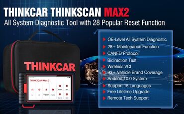 Alati za automobile: NOVO - Thinkcar ThinkScan Max 2 EU WiFi Bluetooth OBD2 Thinkcar — 28