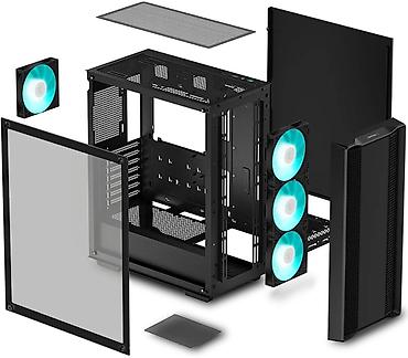 pc ana plata: DeepCool CC560 V2 – Refined Airflow Case - Mid-tower PC korpusu - — 2