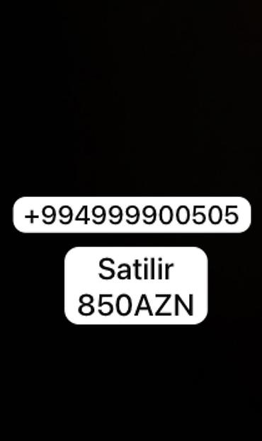 Xüsusi mobil nömrə satılır: +994 99 990 05 05 VIP nomredir Bakselle