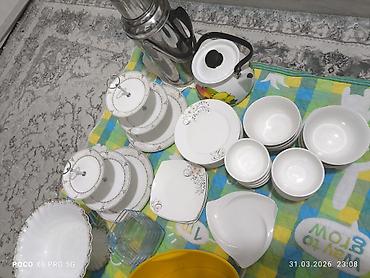 Наборы посуды: Срочно идиш аяктар сатылат бу бирок состояние абдан жакшы ! Термос — 7