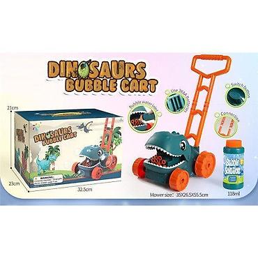 ranac dex rock: DINO SAPUNICA KOSAČICA – vesela igračka za decu Opis: - Dino sapunica — 1