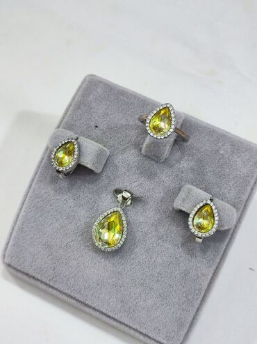 Серебряные наборы украшений: Набор украшений, Проба 925, Женские, Новый — 7