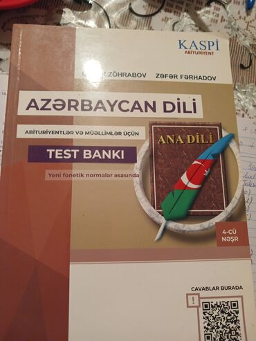 Testlər: Kaspi test bankı təzə işlənməyib real qiymət 12 azn satılır 8 AZN