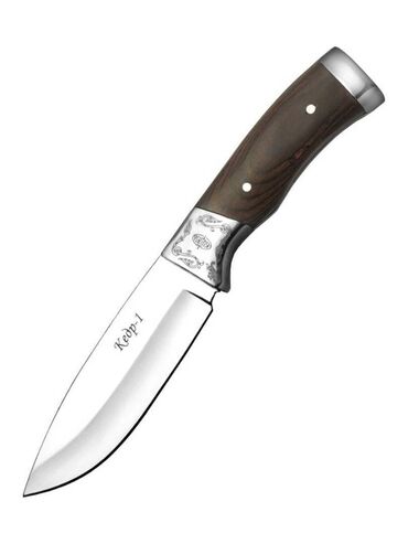 охотник: Нож фиксированный Витязь Кедр с чехлом Нож "Кедр", рукоять-дерево
