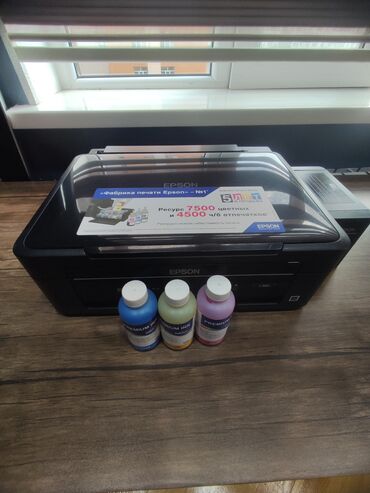 Masaüstü kompüterlər və iş stansiyaları: Epson L386 çoxfunksiyalı printer/skaner/kopyalama qurğusu – Wi‑Fi