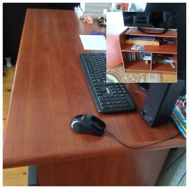 konputer stolu: İşlənmiş, Müdir üçün, Dördbucaq masa