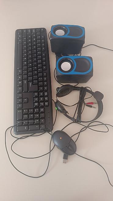 maqintafon ucuz: Kompyuter aksesuarları dəsti Tərkib: - Tam ölçülü simli klaviatura — 1