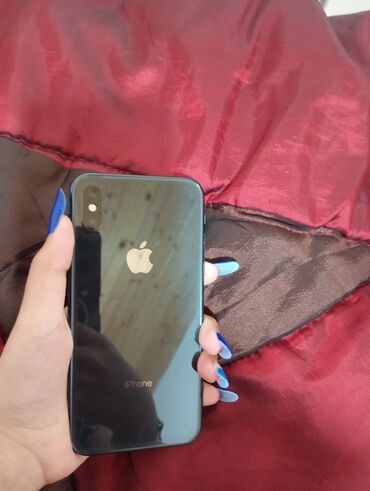 iphone x 2 ci əl: IPhone X, 64 GB, Qara, Face ID