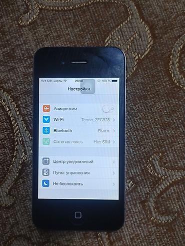 Apple iPhone 4 (A1332), 3.5" Retina дисплей, корпус черный. Основные