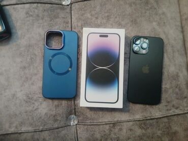 soyuducular 2 el: IPhone 14 Pro Max, 128 GB, Space Gray, Simsiz şarj, Face ID, Sənədlərlə