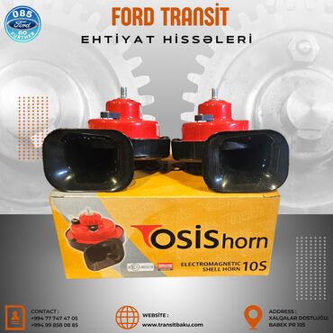 Avtomobilin digər elektrik sistemləri: Ford TRANSİT, Orijinal, Türkiyə, Yeni