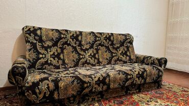 ами мебель кухонный угловой диван николетти: Диван-кровать, цвет - Коричневый, Б/у