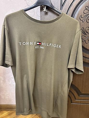 Futbolka, Tommy Hilfiger, XL, rəng - Yaşıl