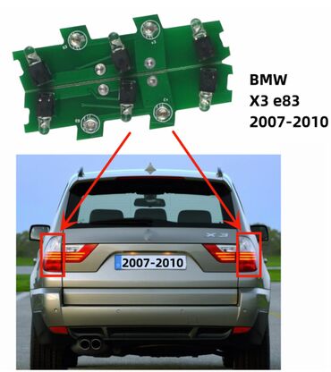 Auto delovi: LED Pozicija stop lampe BMW X3 E83 LCI 2006 do 2010 Opis oglasa LED — 11