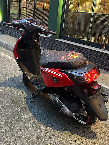 zigzag one 50cc blue: Qırmızı rəngli şəhər skuterı – ZIG ZAG dizaynlı - Rəng: parlaq — 1
