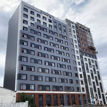 тоголок молдо фрунзе: 1 комната, 45 м², Элитка, 13 этаж, ПСО (под самоотделку)