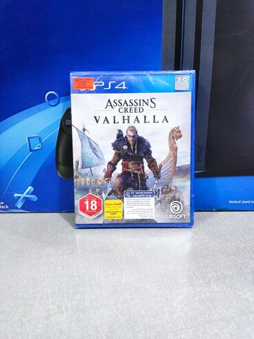 assasins creed: Assassin's Creed Valhalla, Macəra, Yeni Disk, PS4 (Sony Playstation 4), Ünvandan götürmə, Pulsuz çatdırılma, Ödənişli çatdırılma