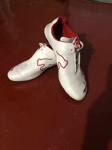 обувь из кореи: Мужские кроссовки, 45, Puma, Б/у, цвет - Белый, Платная доставка, Самовывоз