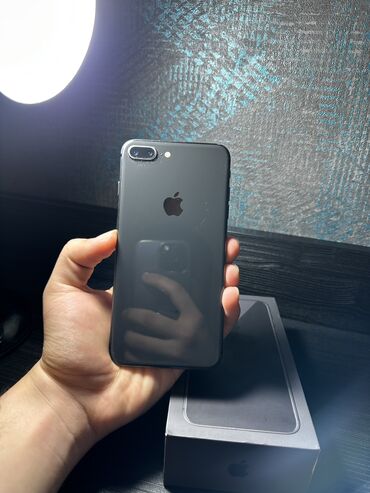 чехол iphone 7 plus: IPhone 8 Plus, 64 ГБ, Черный, Отпечаток пальца