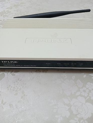tp link modem satisi: TP-LINK TD-W8101G – 54Mbps Wireless G ADSL2+ Modem Router — 1