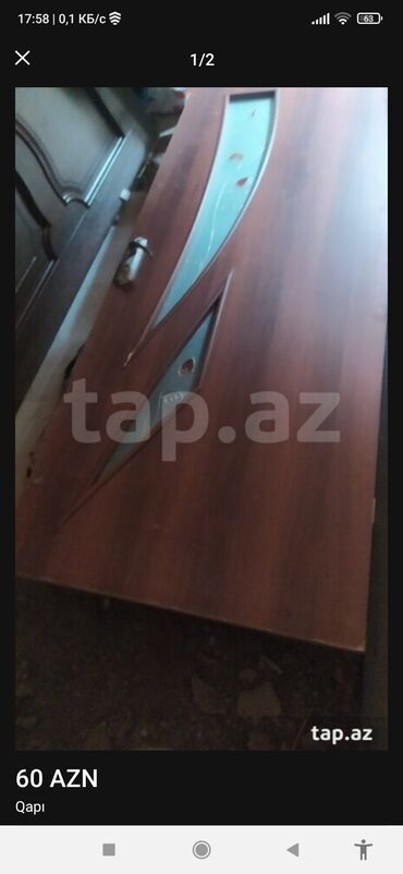 Giriş qapıları: Diqqət. 3 ədəd plastik pəncərə satılır. biri 2 taylı. 2 si. 3 taylı