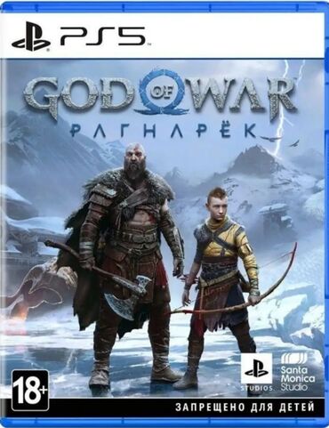 Игры для PlayStation: Продаю игру God of war Ragnarok. Диск сосотояние идеал, использовался