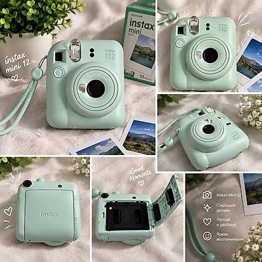 Fujifilm Instax Mini 12 — компактная моментальная камера в мятном