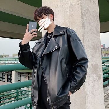 корейский одежда: Куртка 3XL (EU 46), цвет - Черный