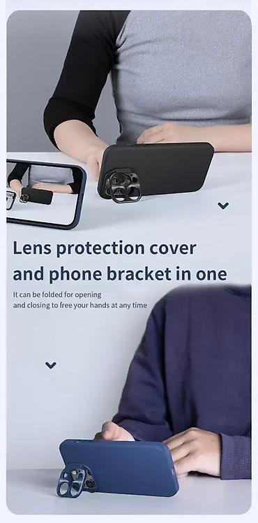 Maske i futrole za telefone: Maska Nillkin Lens Wing Magnetic za iPhone 14 Pro Max 6.7 ljubicasta — 8