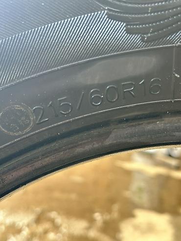 шины hankook в бишкеке: Шины 215 / 60 / R 16, Всесезонная, Б/у, Комплект, Легковые, Hankook — 7