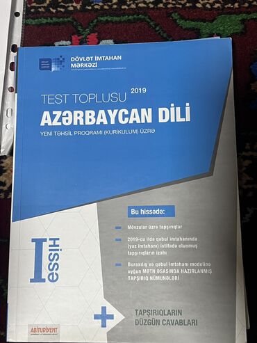 Digər: Test kitablari her biri tezediryazilmayib qiymetinden asagi — 12