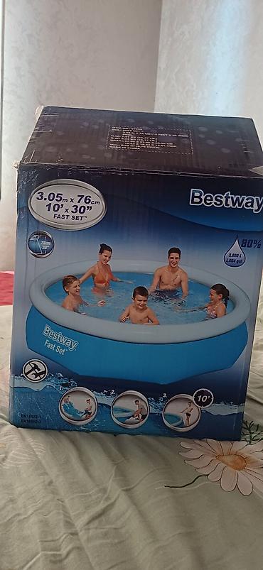 каток мини: Надувной бассейн Bestway Fast Set - Размер: 3,05 м x 76 см (10' x — 1