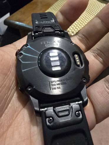 Смарт-часы: Garmin Fenix 6 Sapphire 47мм ✨ Сапфировое стекло — без царапин