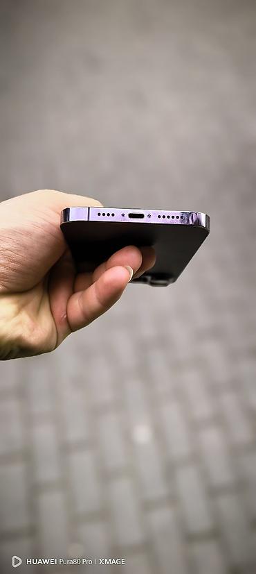 iphone case: IPhone 14 Pro Max, 256 GB, Deep Purple, Zəmanət, Face ID, Sənədlərlə — 7