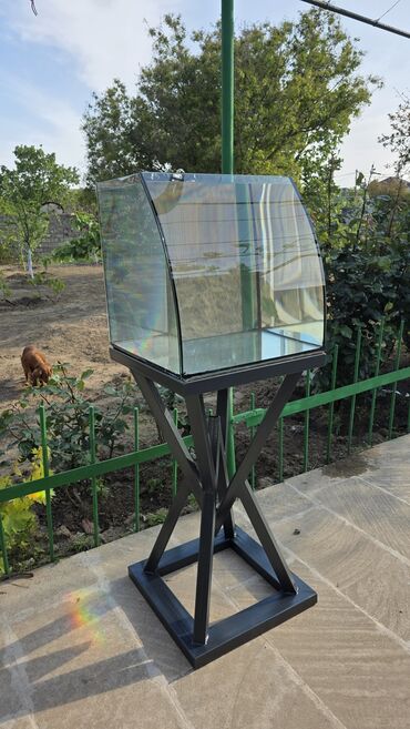 Akvariumlar: Dördbucaq akvarium, Boş, 9 l, Ünvandan götürmə, Pulsuz çatdırılma, Ödənişli çatdırılma