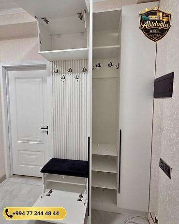 Dolablar: Yeni, 2 qapılı, Güzgülü, Rəngli, Açılan, Düz dolab — 2