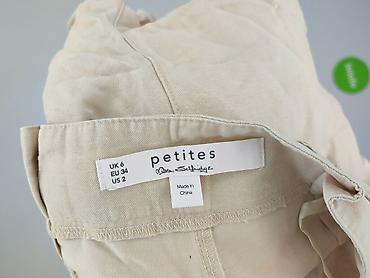 spodnie pumpy zara: Petites, Spodnie materiałowe damskie, rozmiar 2XS — 5