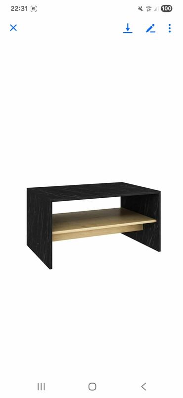 Stolovi: Apollon - White, Sapphire Oak White Sapphire Oak Coffee Table 100% — 3