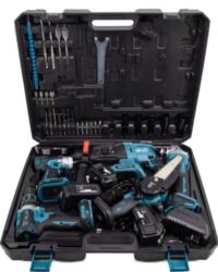 corek qiymeti: Новый Набор с дрелью, предметов: 5, Ударная дрель