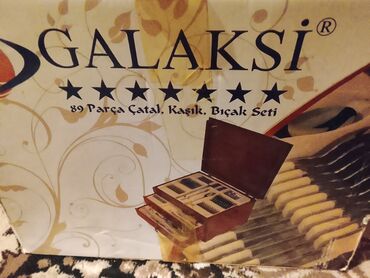 Вешалки: GALAKSİ 89 Parça Çəngəl, Qaşıq, Bıçaq Dəsti - Brend: Galaksi -